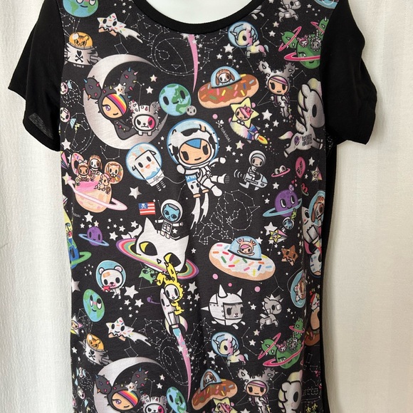 Tee: adorable allover space tokidoki anime shirt xl - Picture 1 of 5